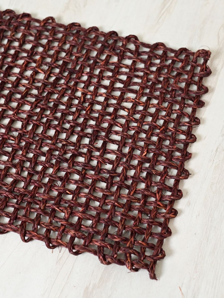 Handmade Sabai Grass Table Mat - Rectangular Set of  6, Brown