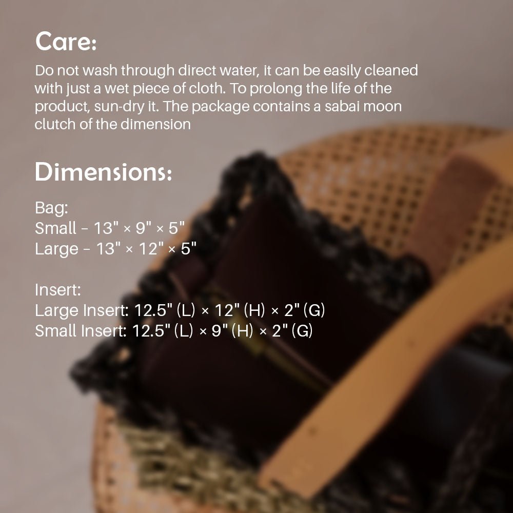 Sabai Mesh Luxe Carry Bag- Black and Gold